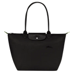 Longchamp Le Pliage Green Tote bag Black - Large