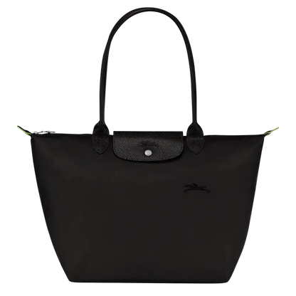 Longchamp Le Pliage Green Tote bag Black - Large