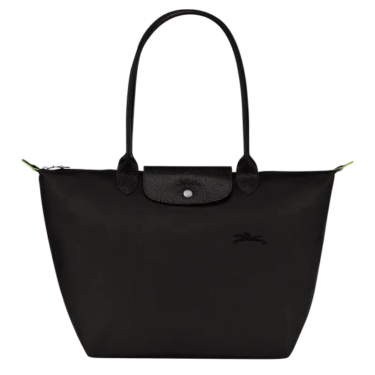 Longchamp Le Pliage Green Tote bag Black - Large
