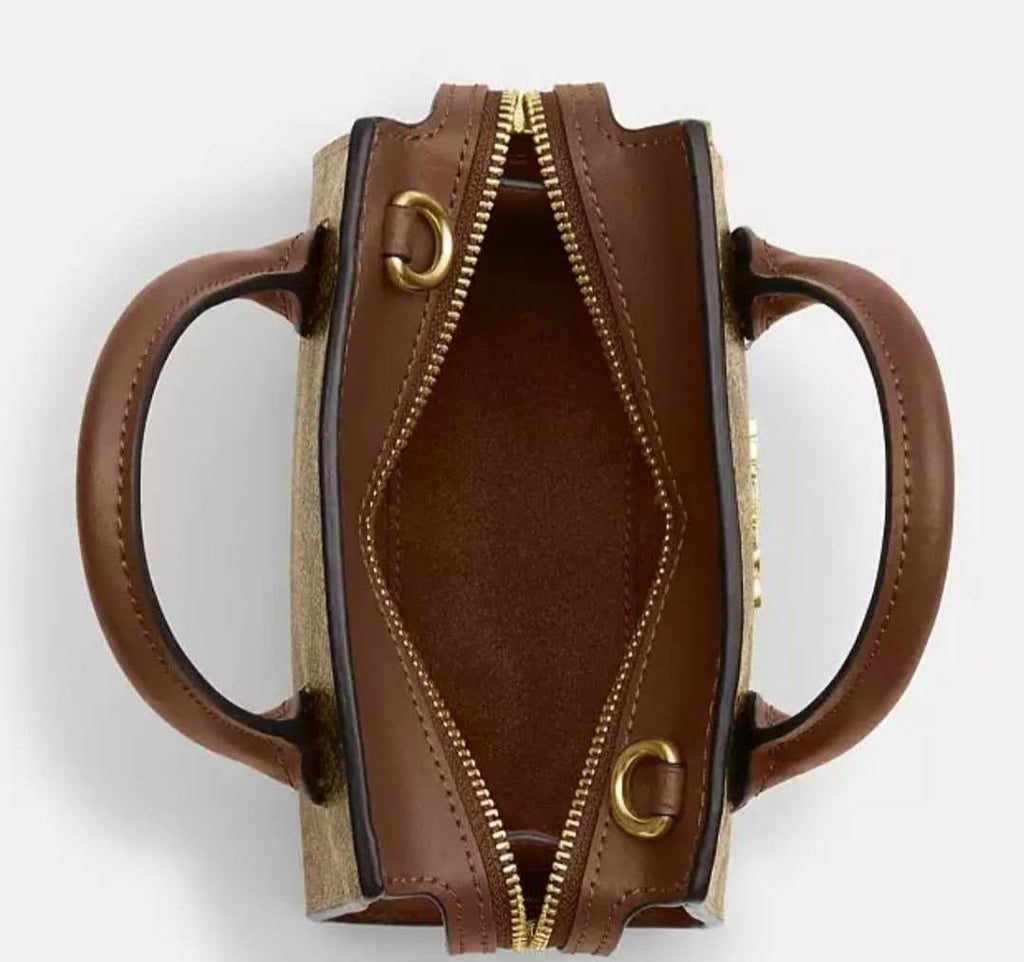 Coach Andrea Mini Carryall Bag In Signature Canvas