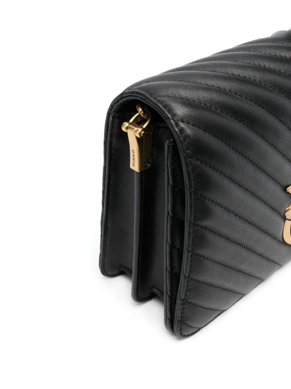 PINKO
Classic Click V-quilted Love bag