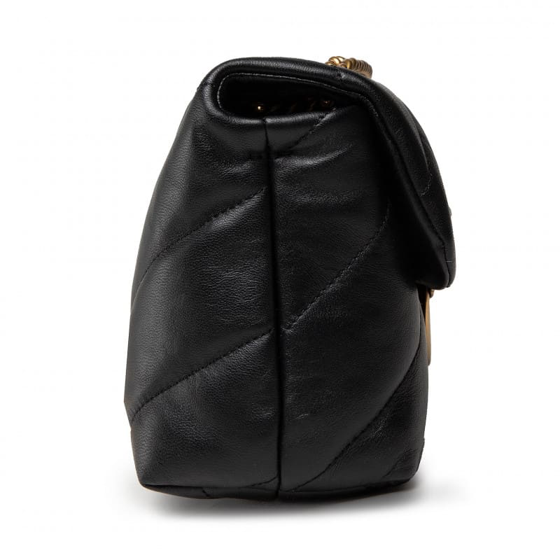Pinko Love Bag Puff Versify Pins – black