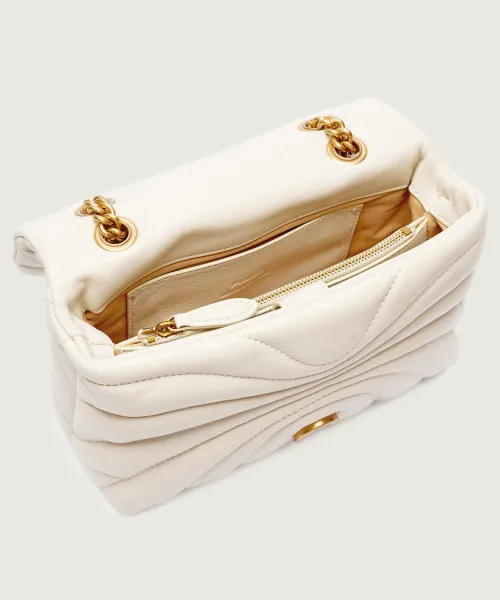 Pinko Leather shoulder bag Love Puff Mini
