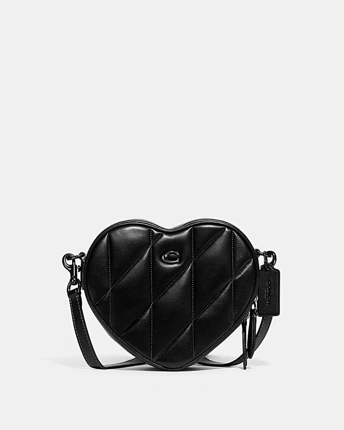 Coach Heart Crossbody With Quilting