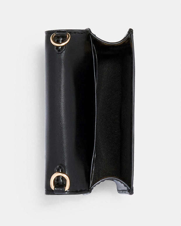 Coach Mini Wallet On A Chain In Signature Canvas coach