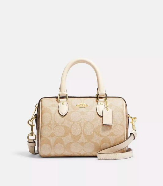 Coach Mini Rowan Crossbody in Signature Canvas