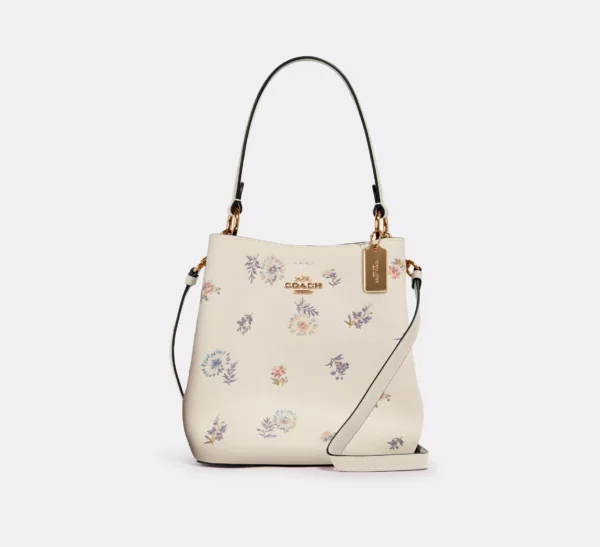 Coach Town Bucket Bag With Dandelion Floral Print