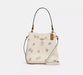 Coach Town Bucket Bag With Dandelion Floral Print