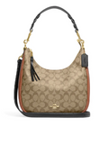Coach Jules Hobo In Signature Canvas