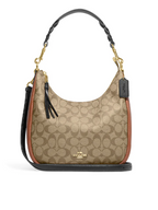 Coach Jules Hobo In Signature Canvas