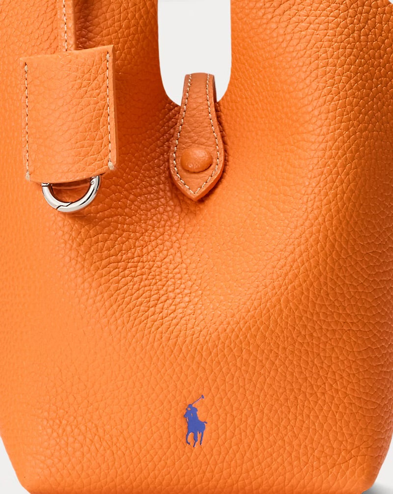 Ralph Lauren Polo Play Small Leather Tote & Crossbody