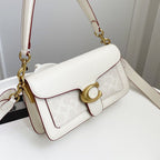 Coach Coated Canvas Signature Tabby Shoulder Bag 26