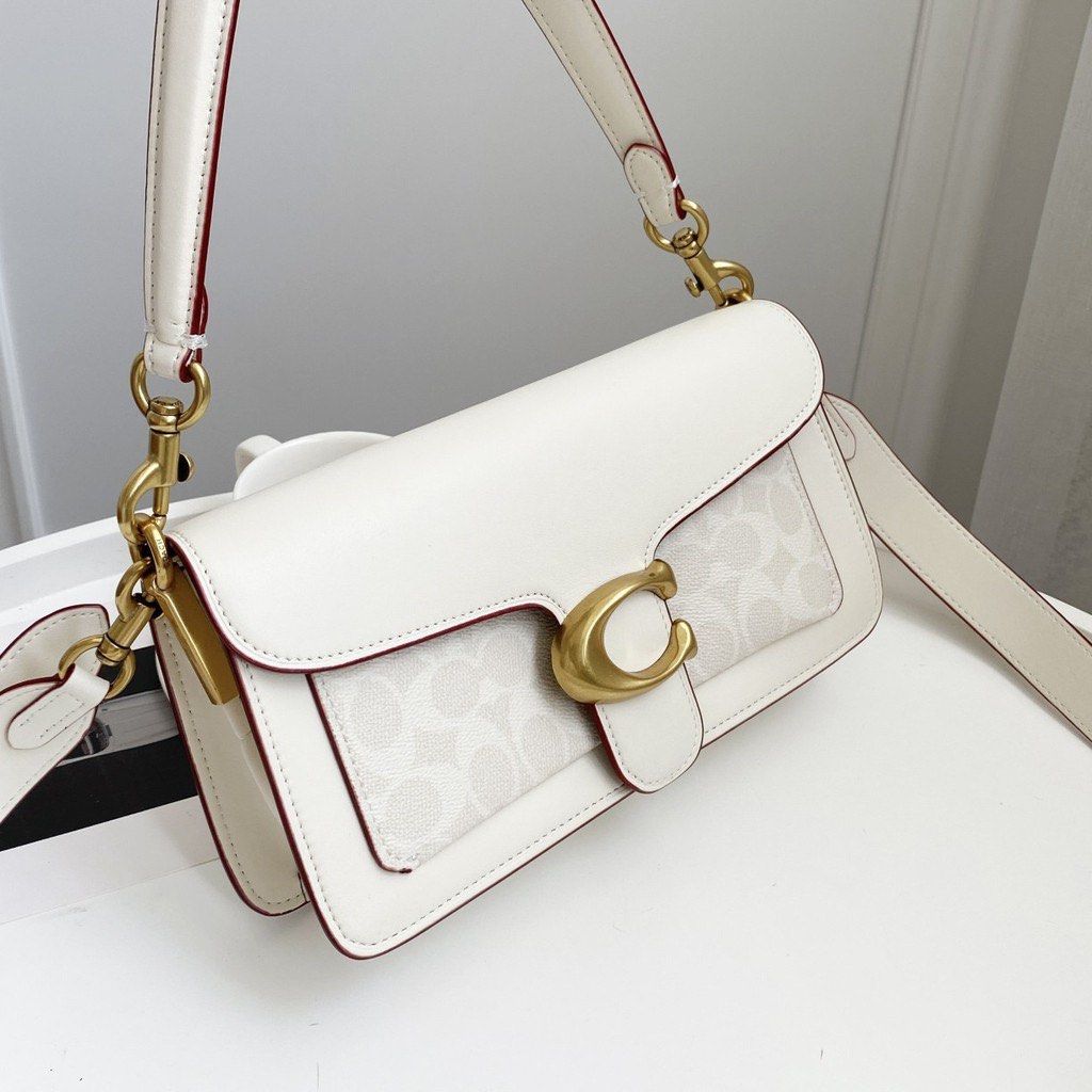 Coach Coated Canvas Signature Tabby Shoulder Bag 26