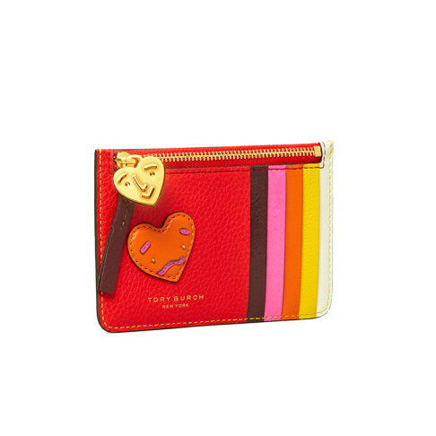 Tory Burch Perry Patchwork Hearts Card Case