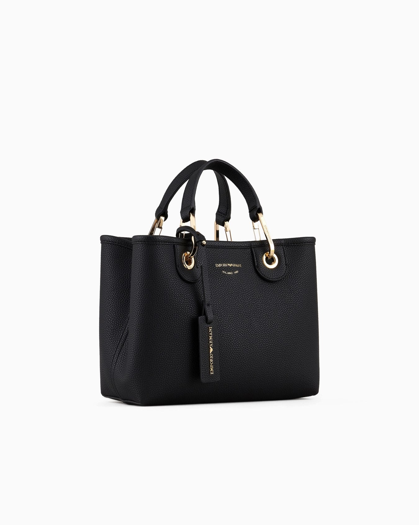 Emporio Armani Small Myea Shopper Bag With Deer Print