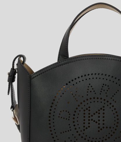 Karl Lagerfeld K/Circle Perforated Small Tote Bag