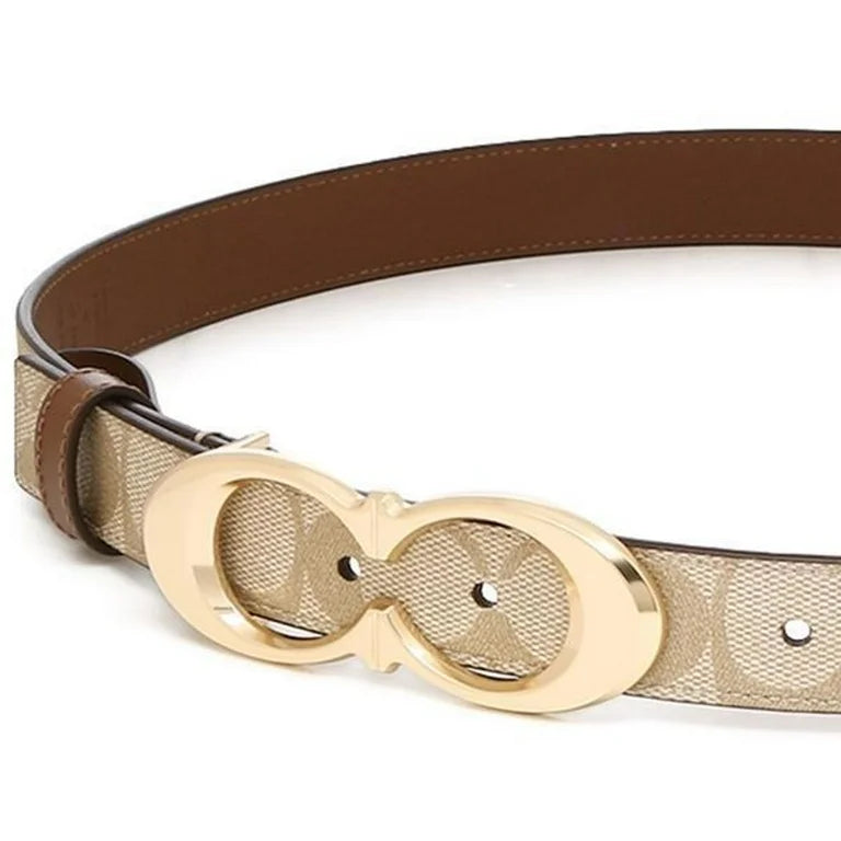 Coach Women's Signature Classic Buckle Belt, 25 Mm, Medium, Waist 32"-36"