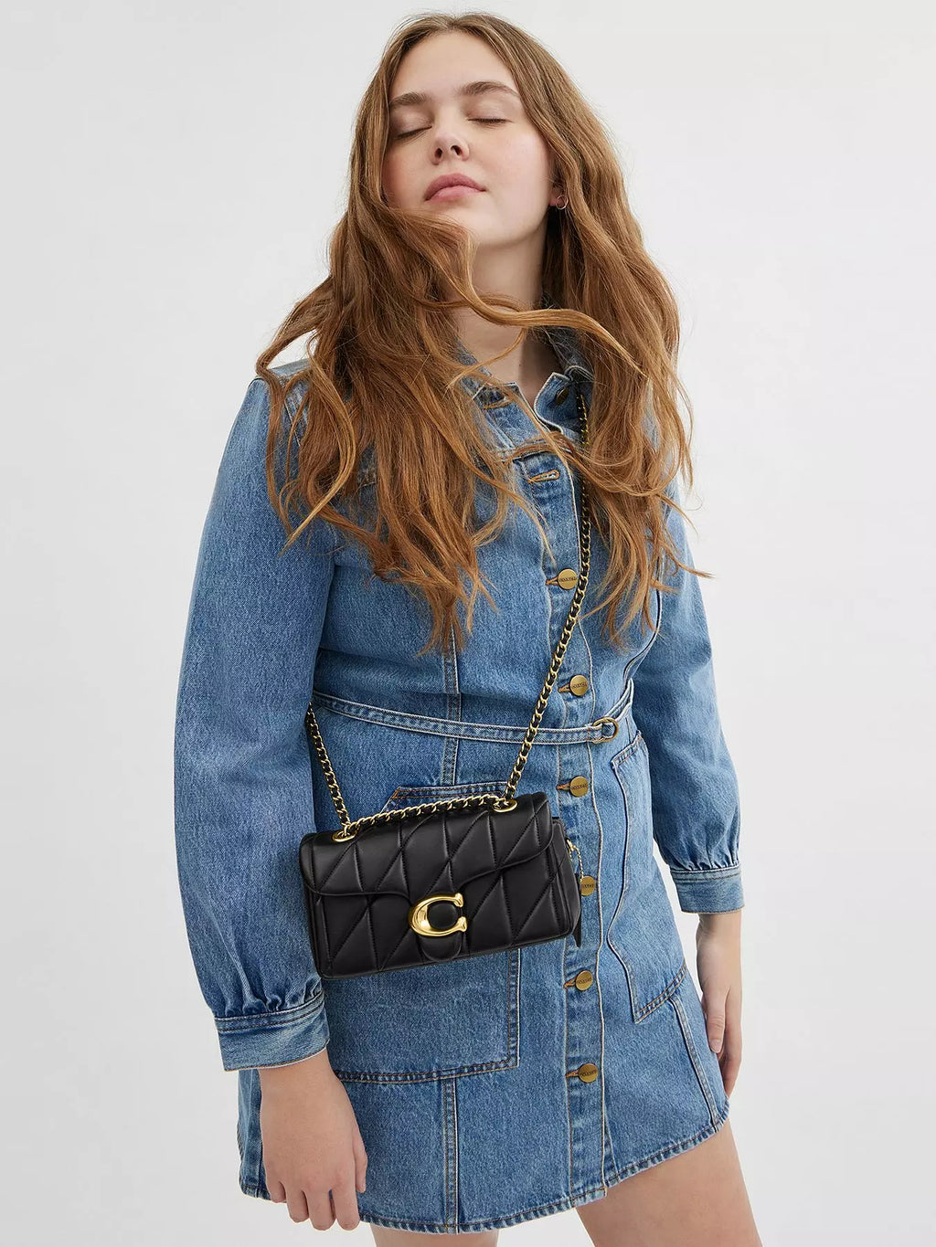 Coach Tabby Shoulder Bag 20 With Quilting