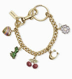 Coach Motif Chain Bag Charm