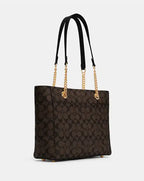 Coach Marlie Tote In Signature Canvas