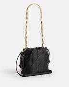 Coach Faye Mini Drawstring Bag With Quilting
