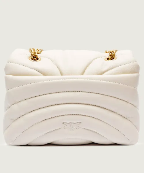 Pinko Leather shoulder bag Love Puff Mini