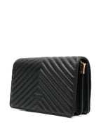 PINKO
Classic Click V-quilted Love bag
