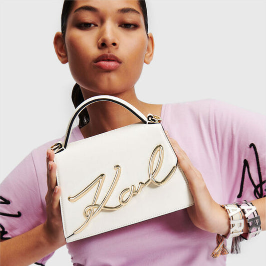 Karl Lagerfeld K/Signature Medium Crossbody Bag