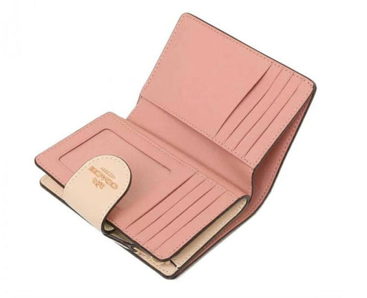 Coach Medium Corner Zip Wallet In Signature Canvas Floral