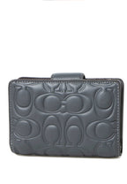 Coach Medium Corner Zip Wallet With Signature Leather