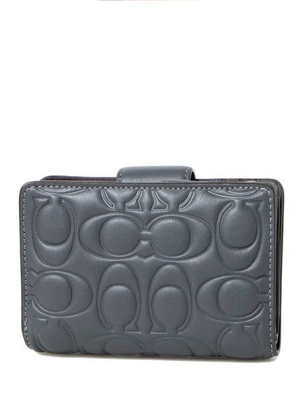 Coach Medium Corner Zip Wallet With Signature Leather