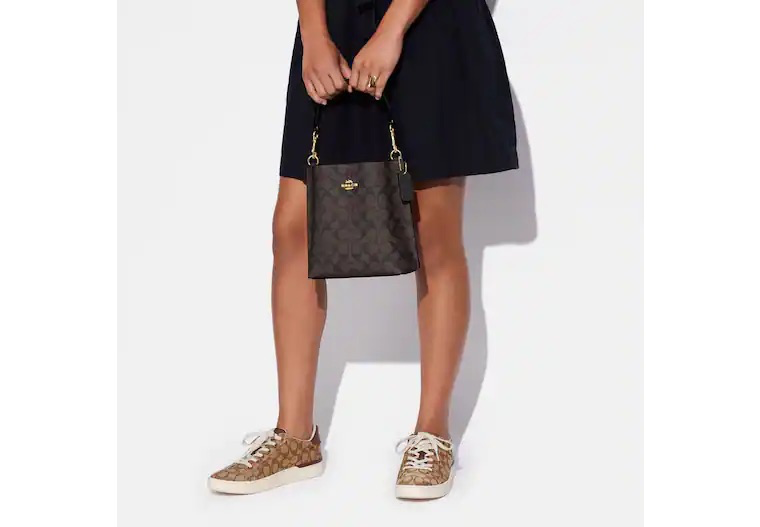 Coach Mollie Bucket Bag In Signature Canvas
