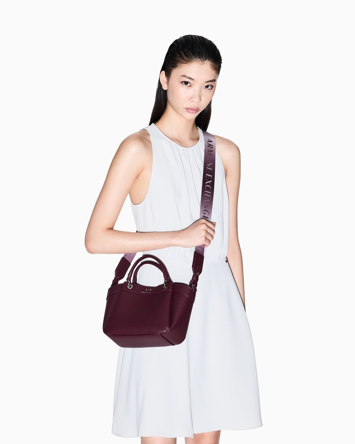 Armani Exchange Small Handbag With Degrade Shoulder Strap