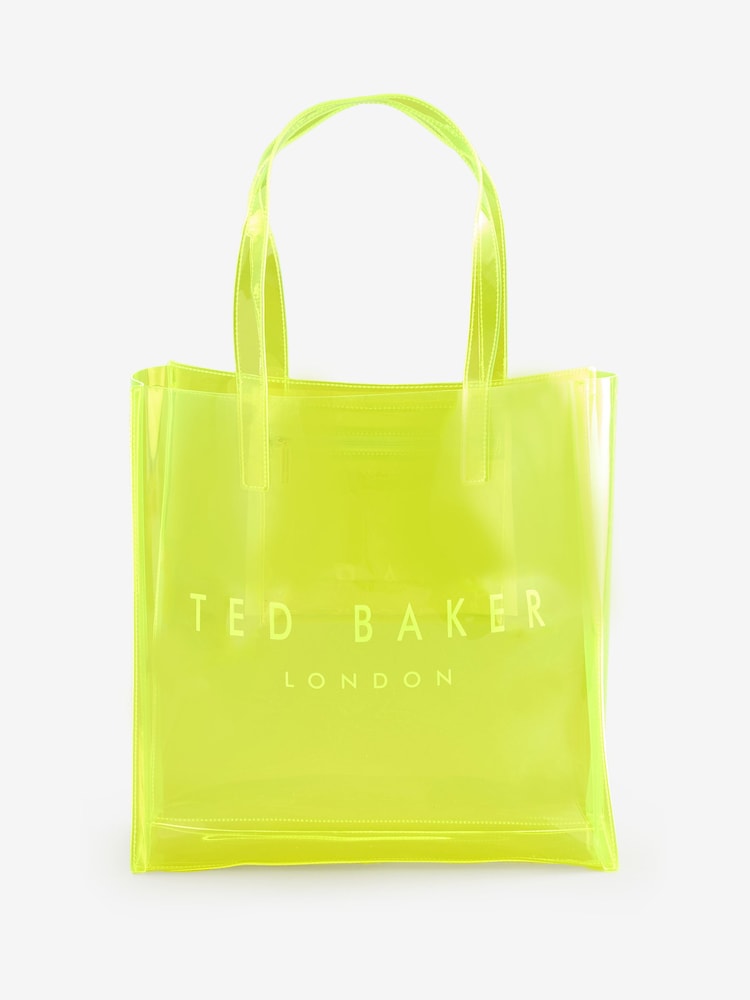 Ted Baker Yellow Large Sheicon Transparent Icon Bag
