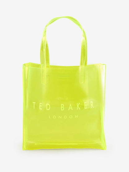 Ted Baker Yellow Large Sheicon Transparent Icon Bag