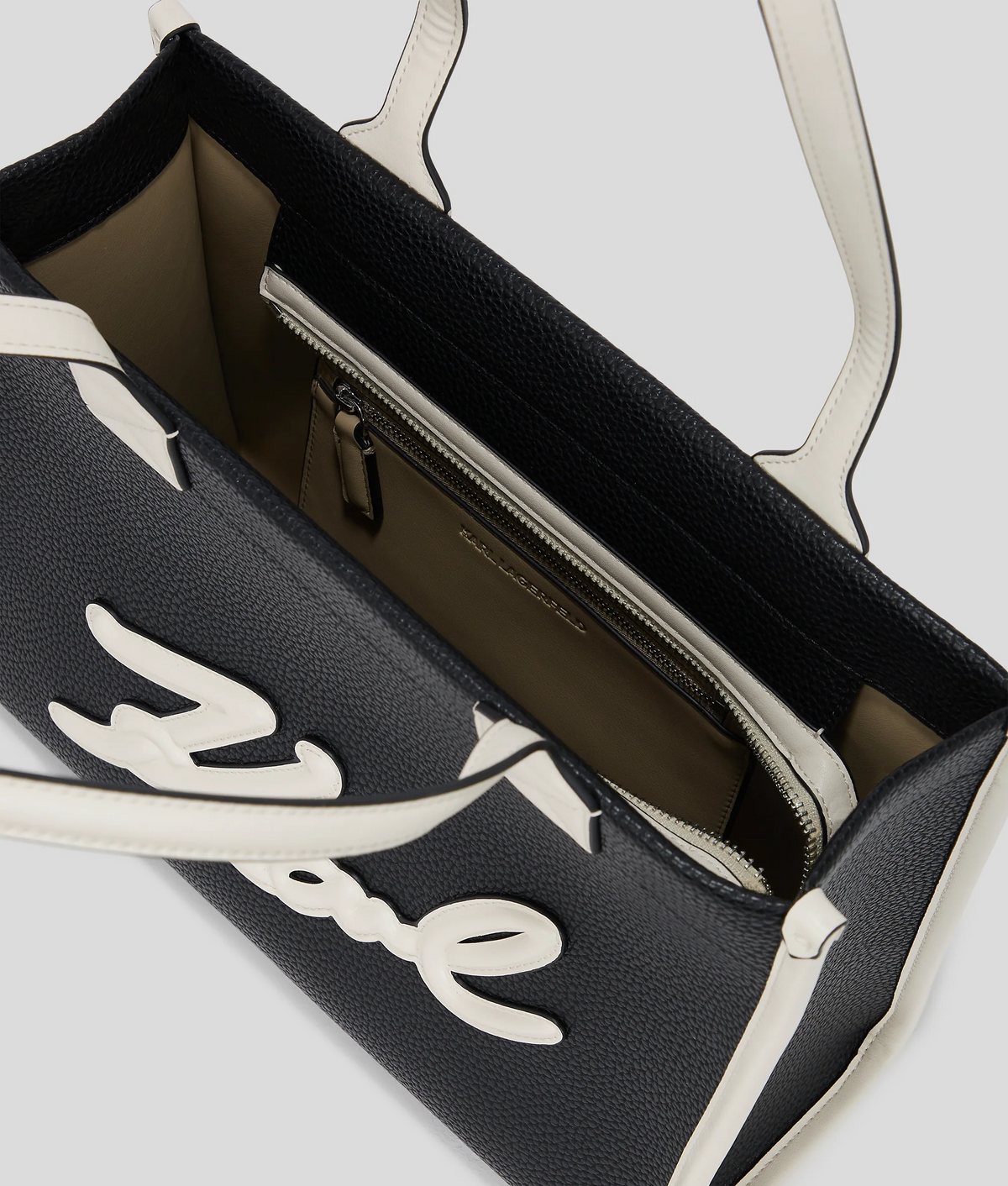 Karl Lagerfeld K/Skuare grainy medium tote bag