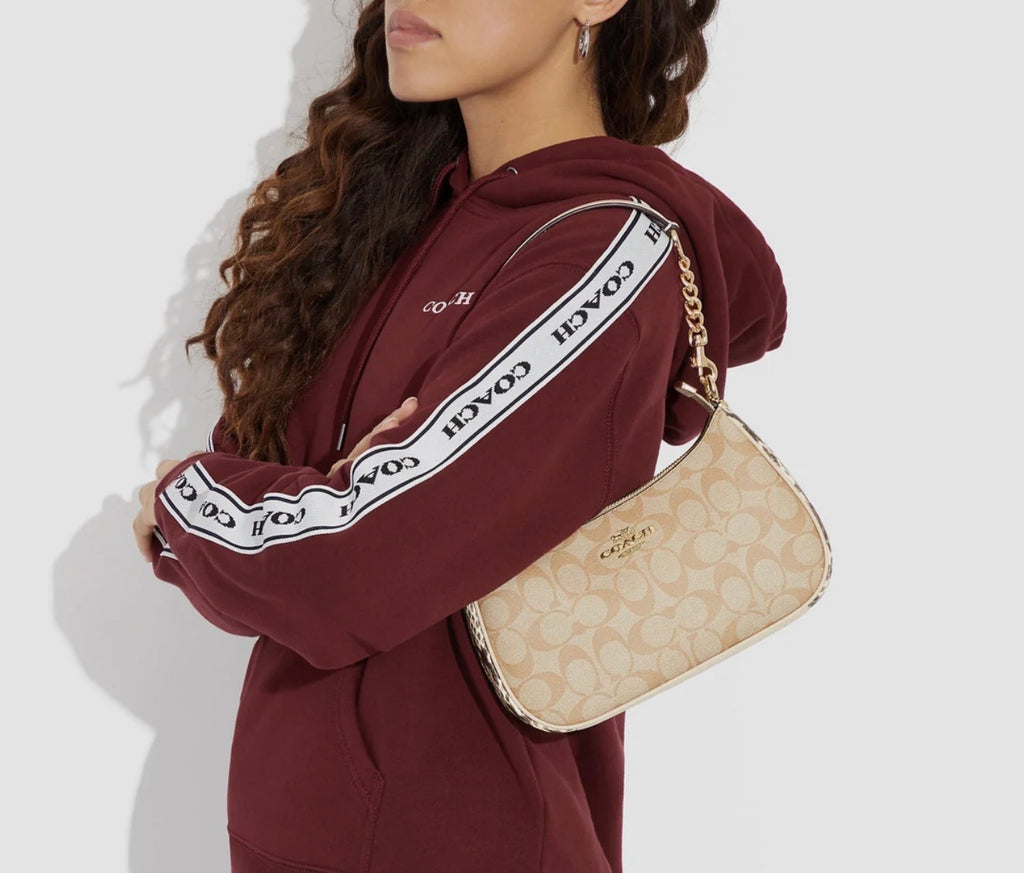 Coach Teri Shoulder Bag In Signature Canvas