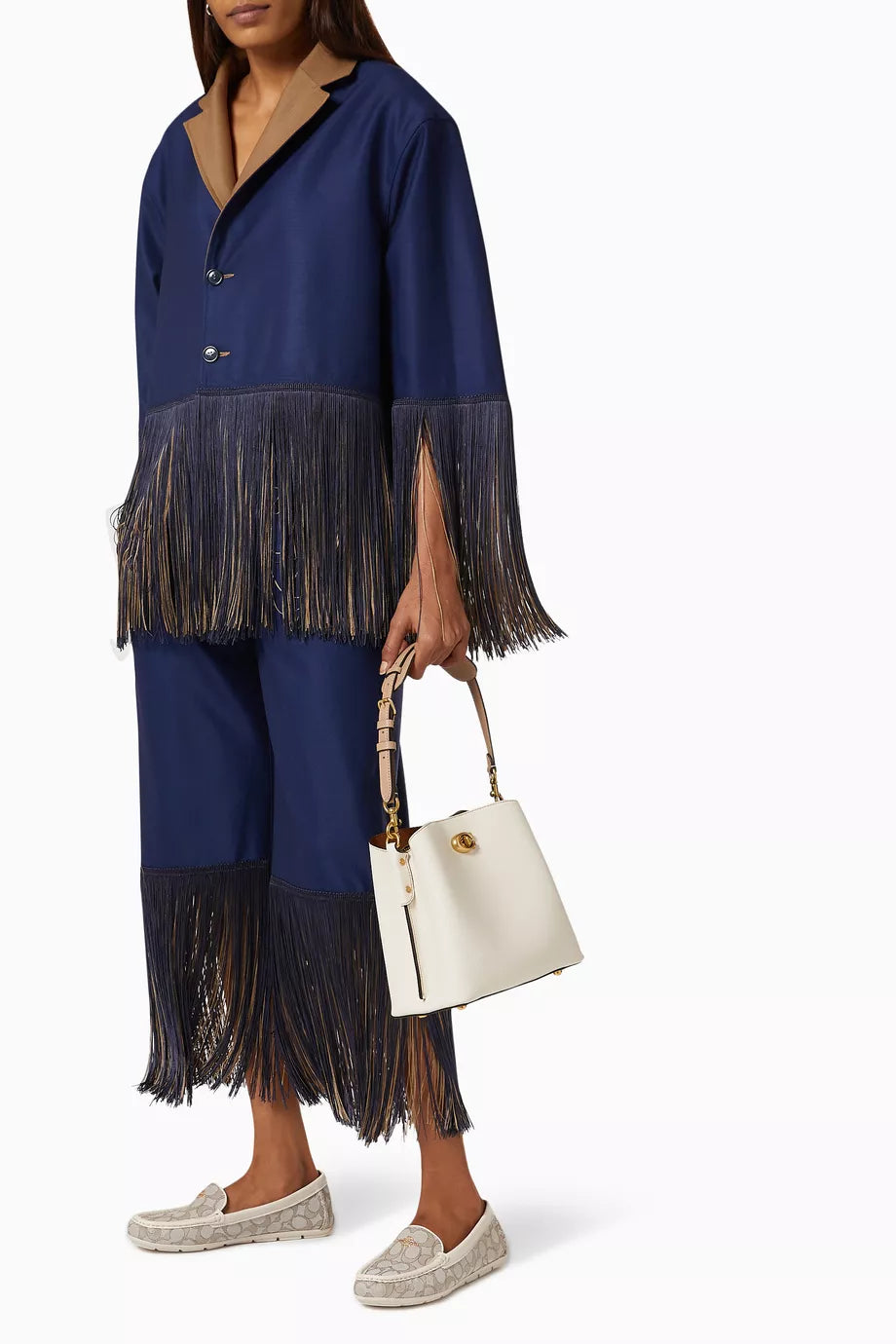 Coach Willow Bucket Bag in Colour-block Leather