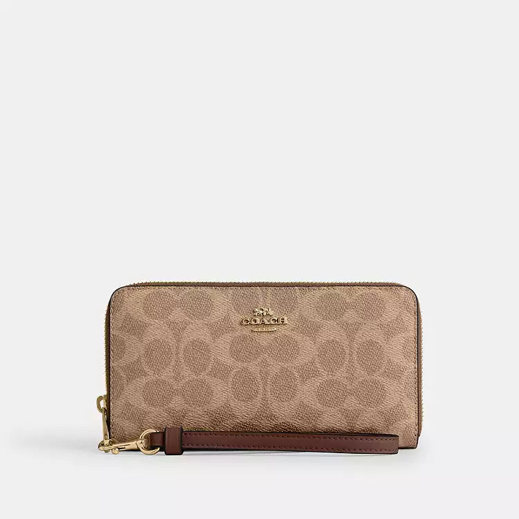 Coach Long Zip Around Wallet