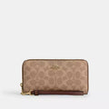 Coach Long Zip Around Wallet