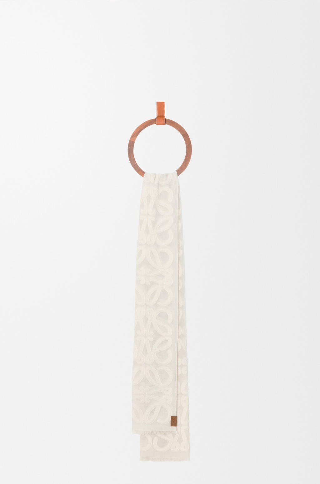 Loewe Scarf in wool, cotton and silk blend