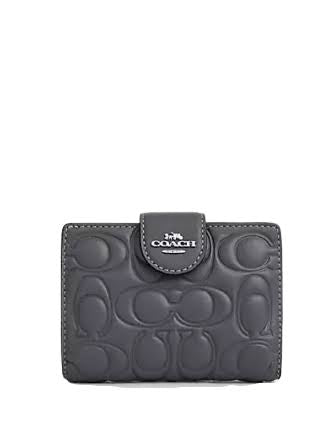 Coach Medium Corner Zip Wallet With Signature Leather