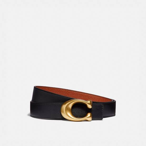 Coach Sculpted C Buckle Cut-To-Size Reversible Belt, 25 Mm