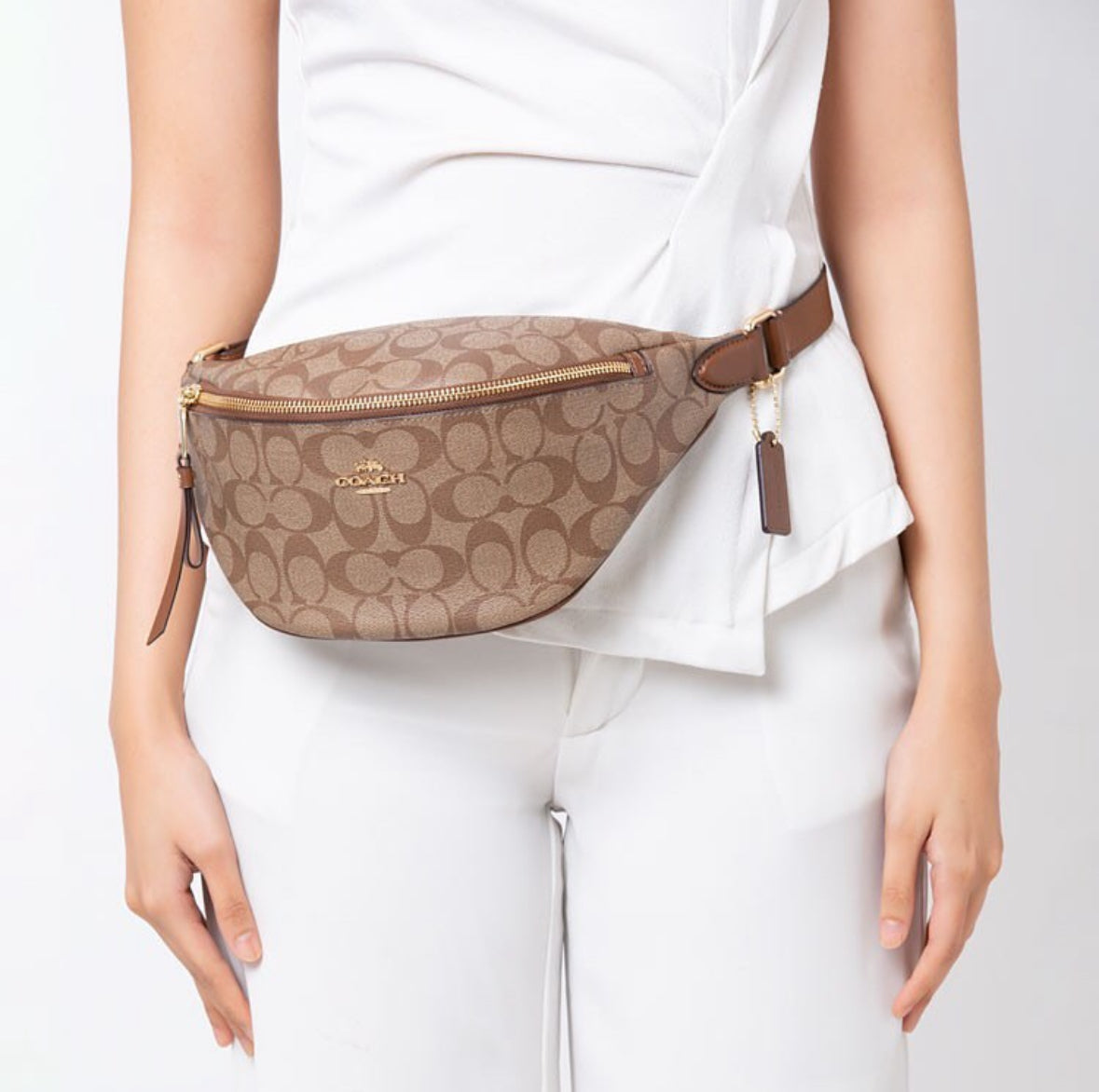 Coach Signature waist Bag Fanny Pack