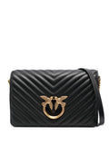 PINKO
Classic Click V-quilted Love bag