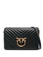 PINKO
Classic Click V-quilted Love bag