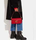 Coach Tabby Shoulder Bag 26 Red Leather Crossbody Bag
