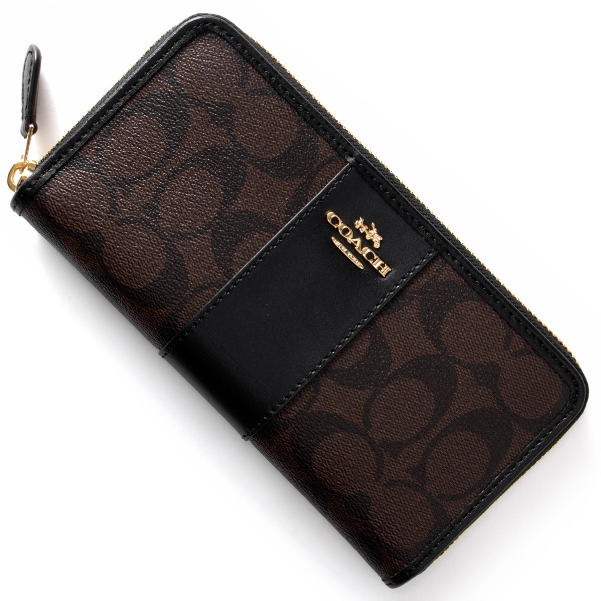 Coach Signature PVC Slim Envelope Wallet