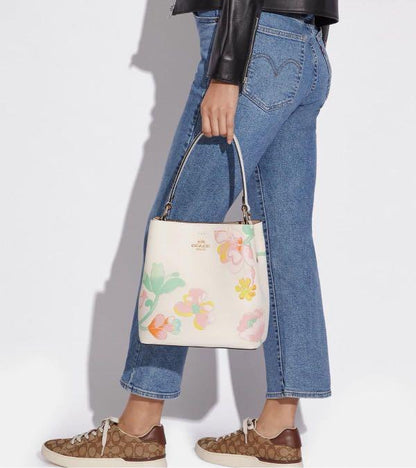 Coach Town Bucket Bag Large with Dreamy Land Floral