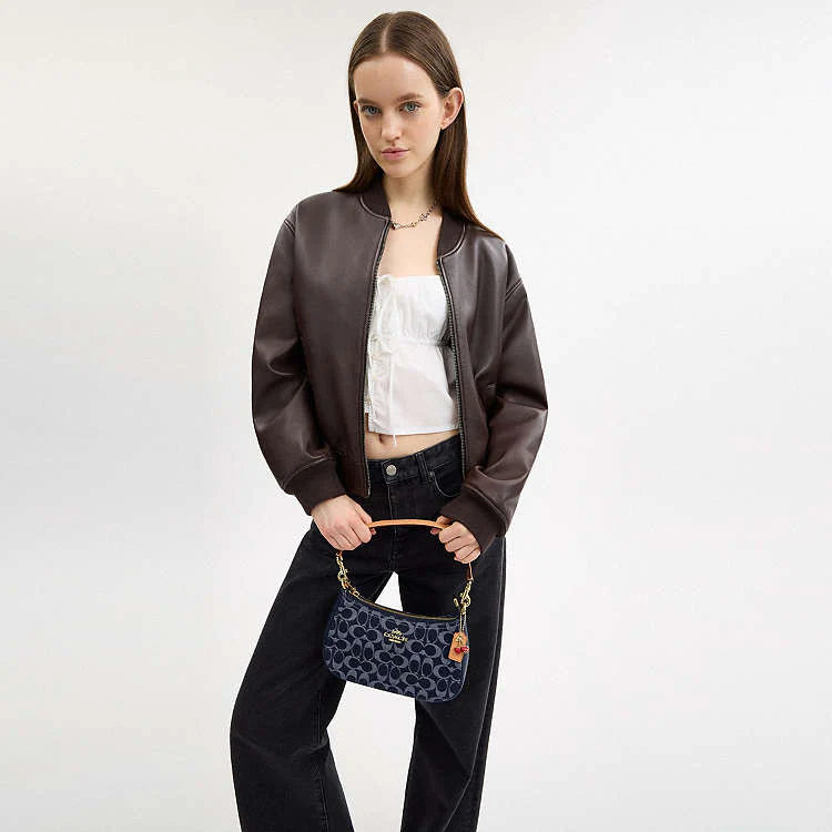 Coach Teri Shoulder Bag In Signature Denim
